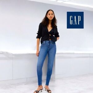 GAP, True Skinny High Rise, Size 4/27 Reg, Indigo
